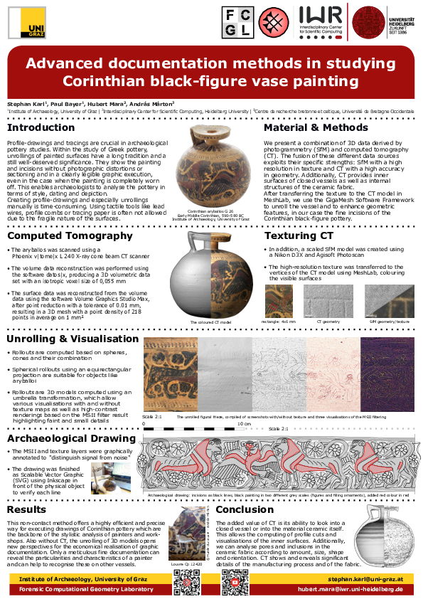 (PDF) Poster Advanced documentation methods in studying Corinthian blackfigure vase painting