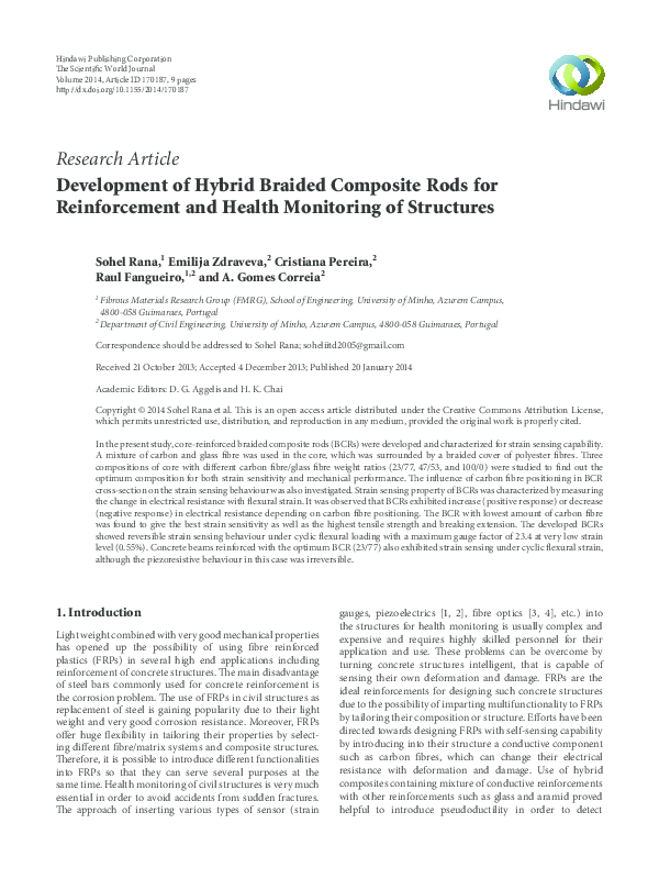 (PDF) Development of Hybrid Braided Composite Rods for Reinforcement