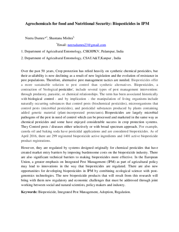 Use of chemicals in agriculture picture