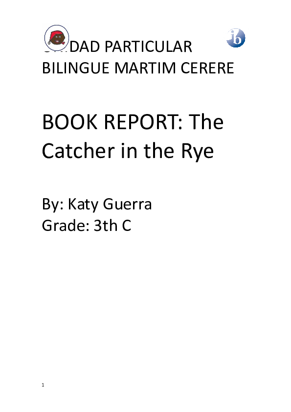 (DOC) The Catcher in the Rye Katy Guerra Academia.edu