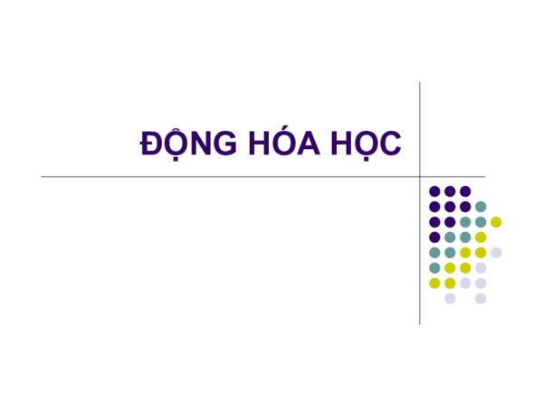 First page of “ĐỘNG HÓA HỌC”