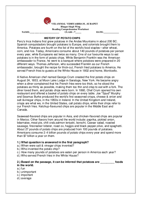 Potato chips manufacturing process pdf picture