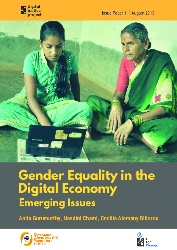 (PDF) Gender Equality in the Digital Economy: Emerging Issues