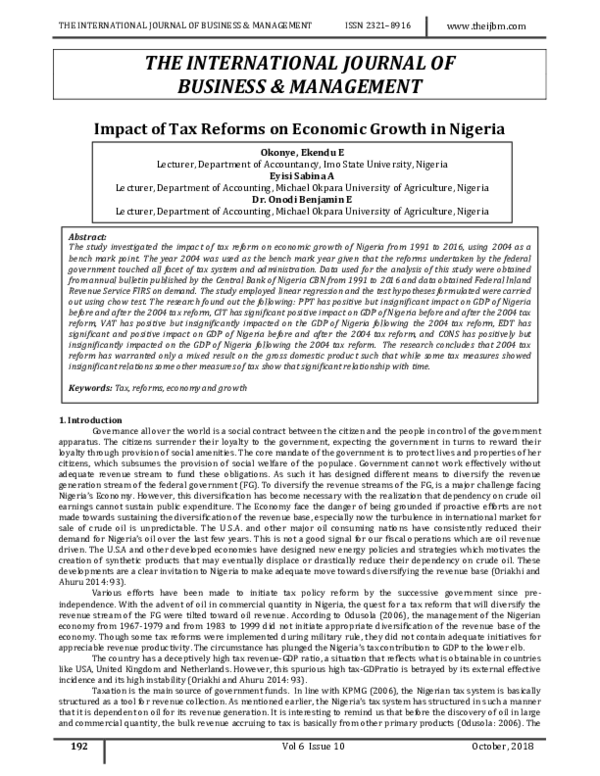 (PDF) THE INTERNATIONAL JOURNAL OF BUSINESS MANAGEMENT THE