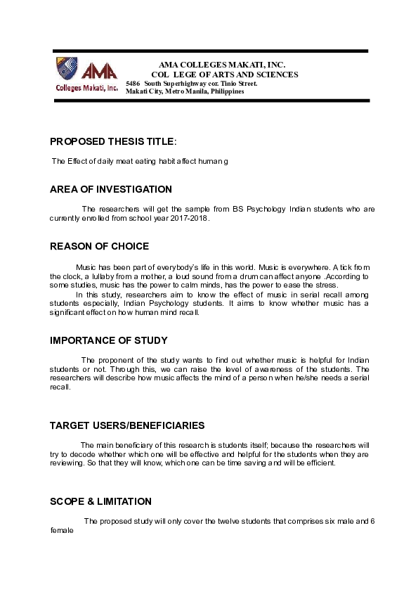 Thesis title page example image