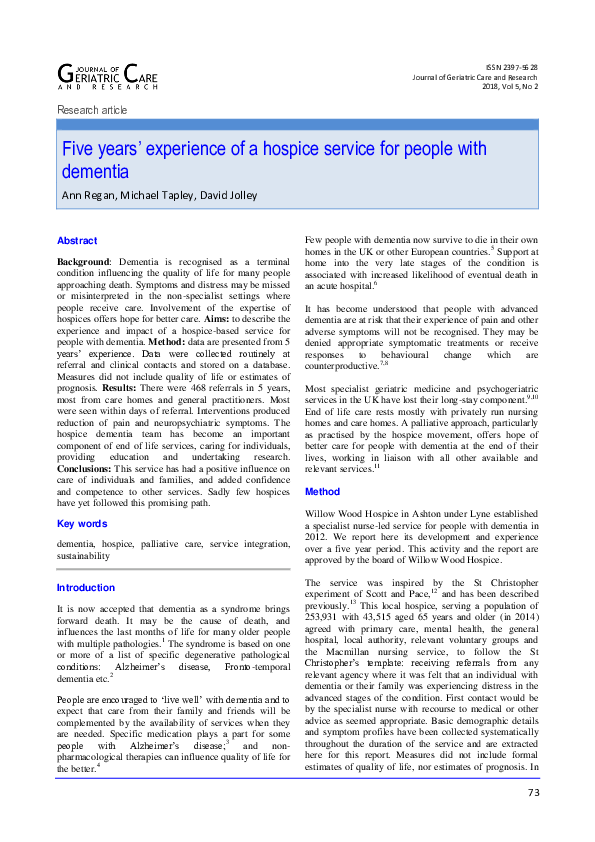 What is hospice image