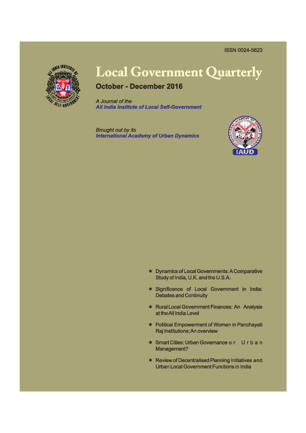 (PDF) Dynamics of Local Governments: A Comparative Study of India, U.K ...