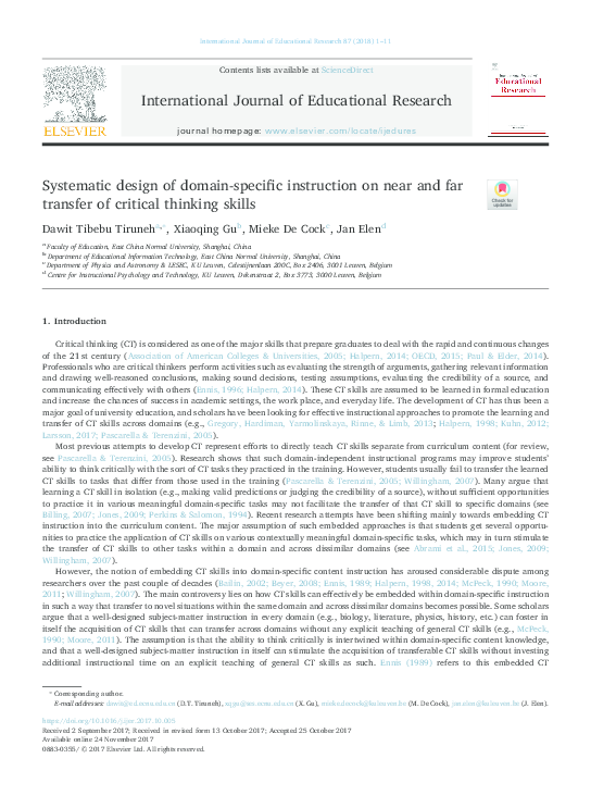 Importance of critical thinking picture