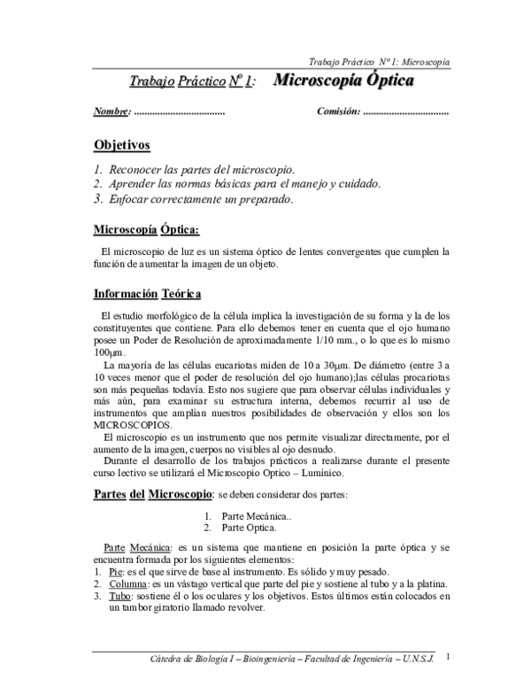 (PDF) Microscopia optica