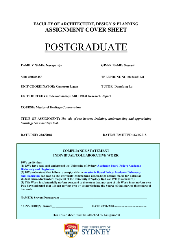 Pdf Faculty Of Architecture Design Planning Postgraduate