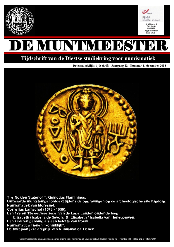 (PDF) The Golden Stater of T. Quinctius Flamininus Hadrien J Rambach