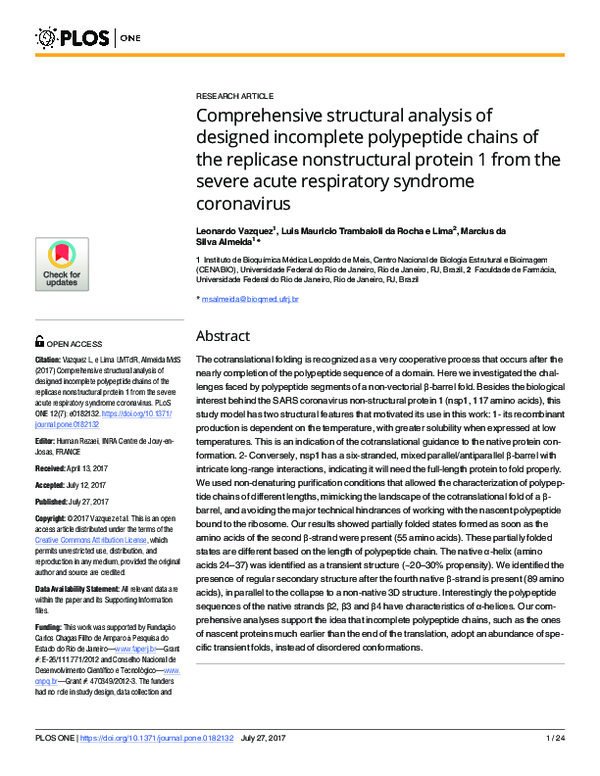 (PDF) Comprehensive structural analysis of designed incomplete ...