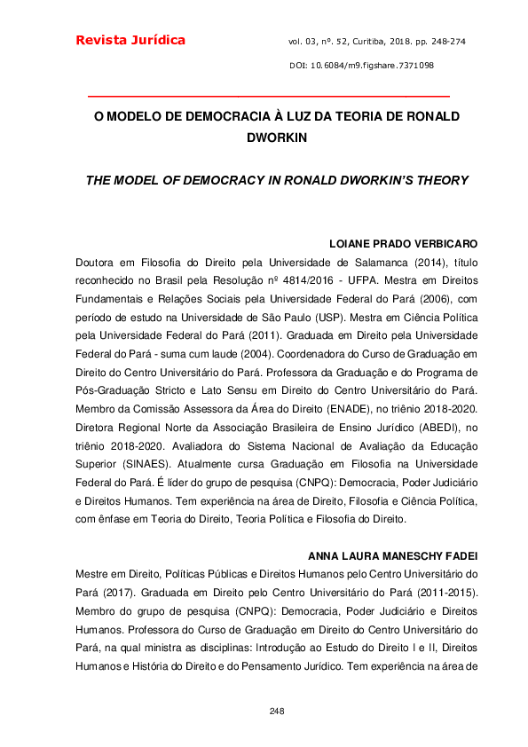 Ronald dworkin essay picture