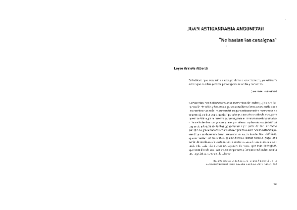 (PDF) “Juan Domingo Astigarrabia Andonegui. No bastan las consignas”
