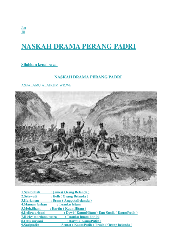 Gambar Pahlawan Imam Bonjol Hitam Putih - Gambar Gambar Pahlawan