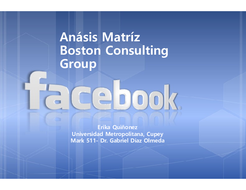 (PDF) Anásis Matríz Boston Consulting Group Matríz Boston Consulting