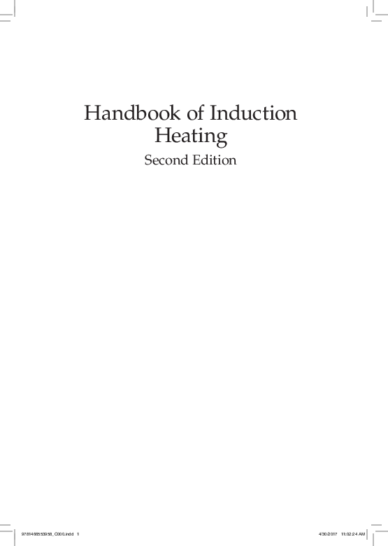 (PDF) Handbook of Induction Heating Second Edition alireza azizi