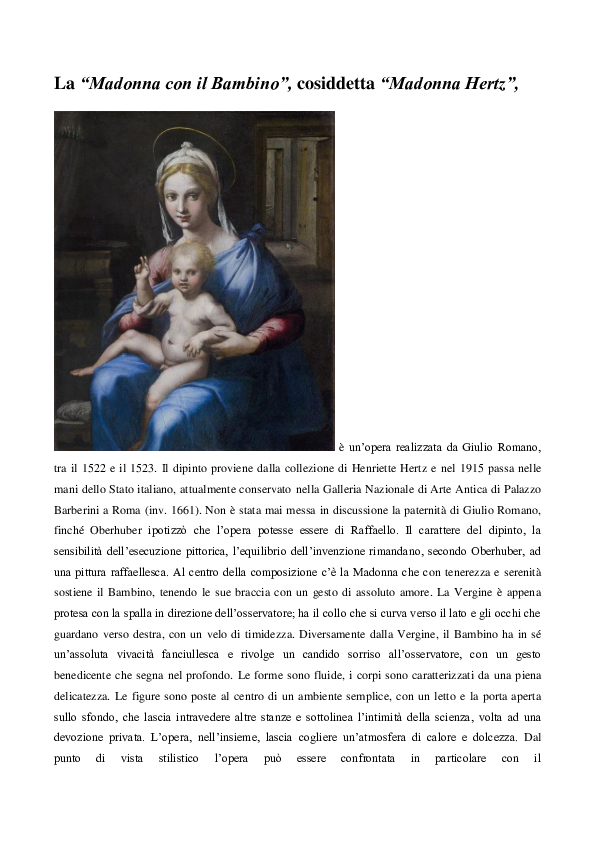(PDF) Madonna Hertz , Giulio Romano. Federica Zaccari Academia.edu