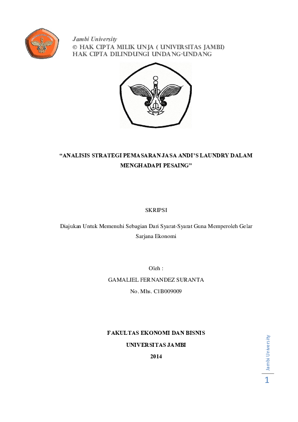 Pdf Analisis Strategi Pemasaran Dalam Menghadapi Pesaing Gamaliel Fernandez Suranta Academia Edu