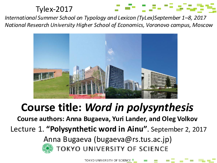 Is english polysynthetic picture