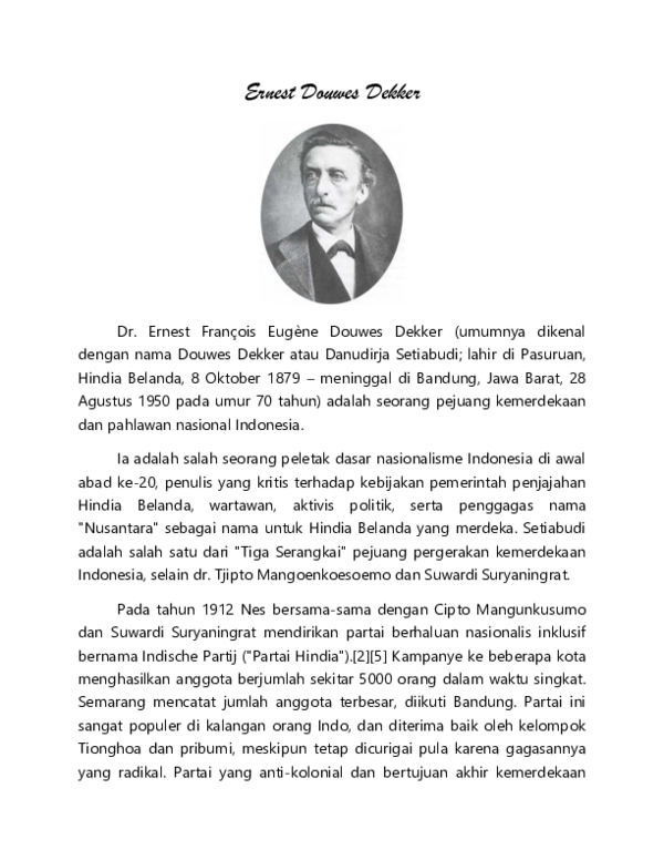 (DOC) Ernest Douwes Dekker
