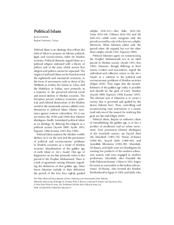 Islam a political ideology picture