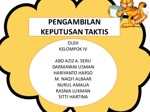 Ppt Ppt Pengambilan Keputusan Taktis Hartina Andayani Academia Edu
