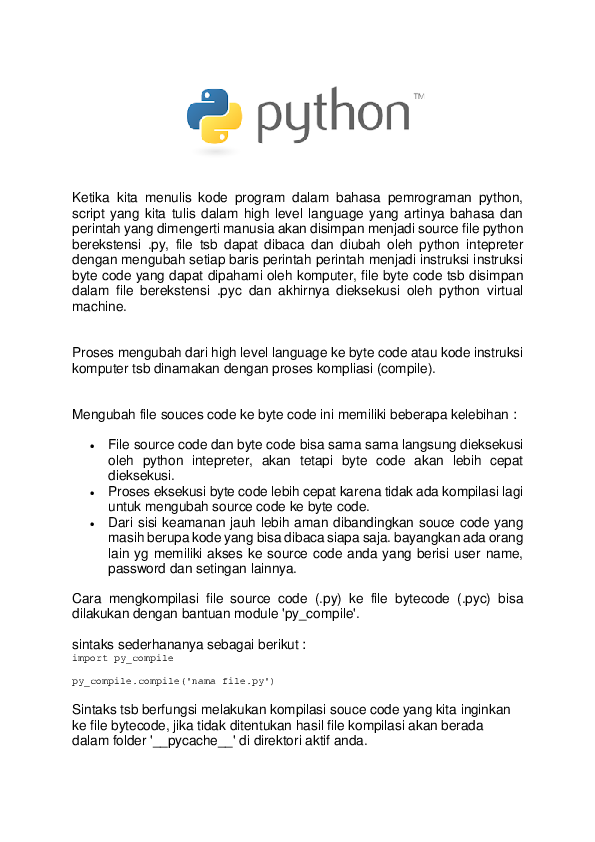 (DOC) Kompilasi File Sources code python