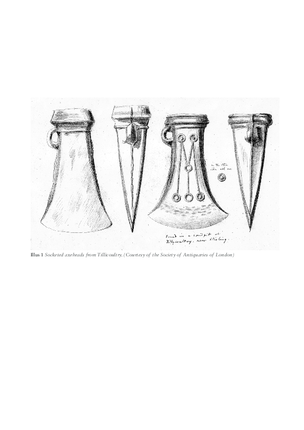 (PDF) 'Two Late Bronze Age socketed axes from Tillicoultry ...
