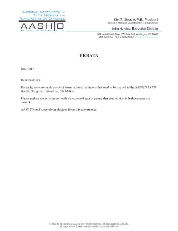  PDF AASHTO LRFD 2012 pdf Diah Pratiwi Academia edu
