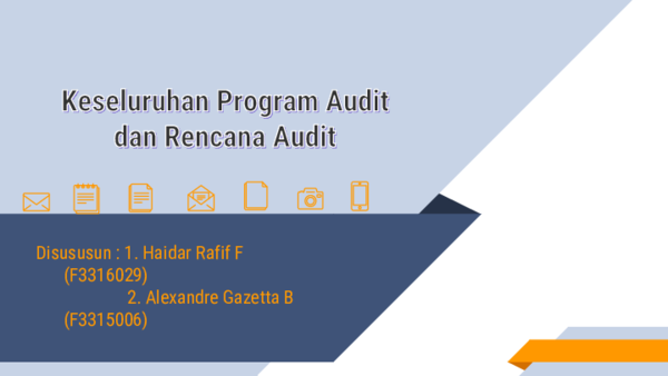 (PPT) BAB 13 RENCANA DAN PROGRAM AUDIT KESELURUHAN.pptx