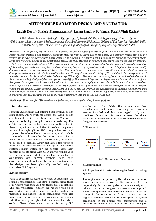 Radiator research paper image