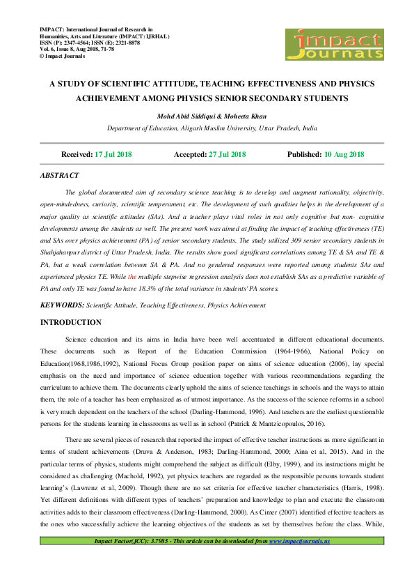 Scientific attitude definition picture