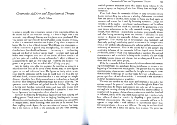 Commedia dell'arte characters picture