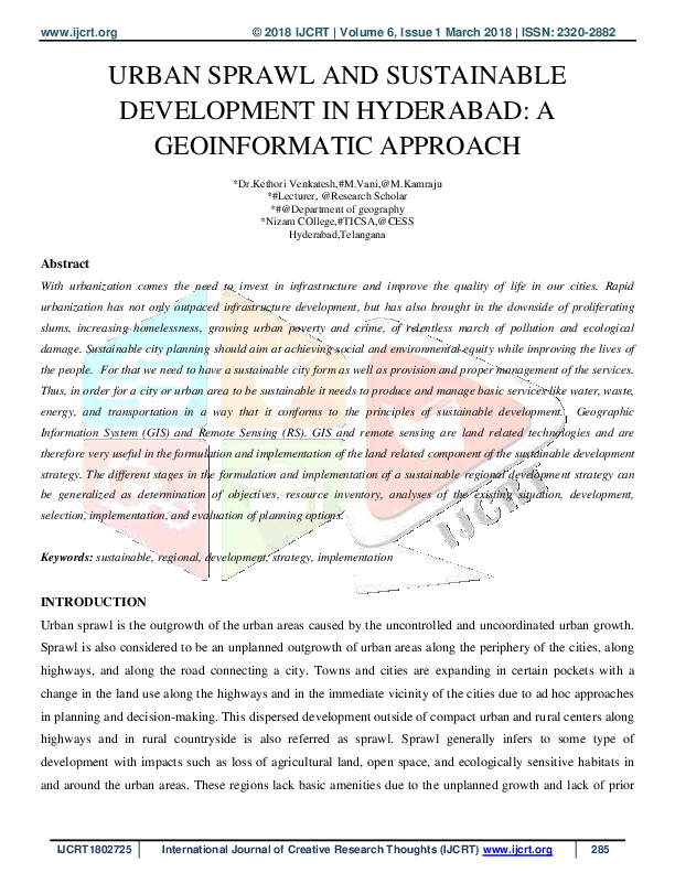 Urban sprawl picture