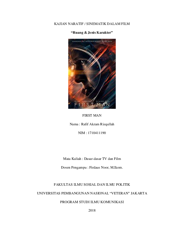 (PDF) Analisis Film First Man Rafif Akram Rizqullah