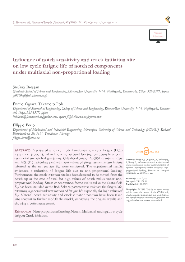 (PDF) Influence of notch sensitivity and crack initiation site on low ...
