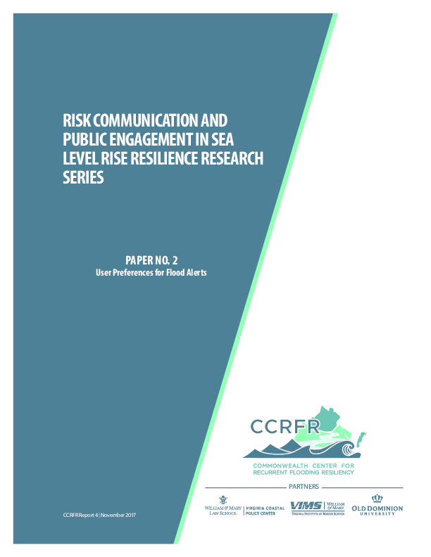 (PDF) RISK COMMUNICATION AND PUBLIC ENGAGEMENT IN SEA LEVEL RISE ...