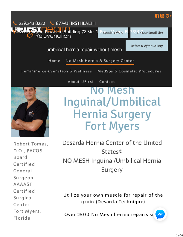 (PDF) Umbilical Hernia Repair Without Mesh Robert Tomas Academia.edu