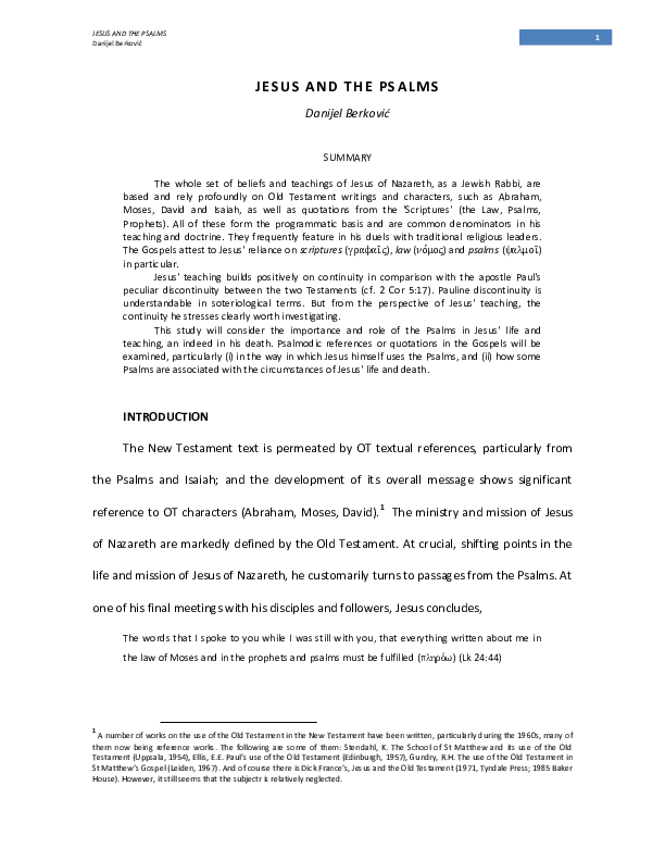 (PDF) DB JESUS AND PSS