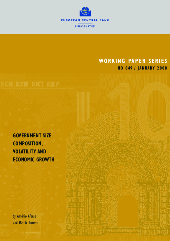 (PDF) Government Size, Composition, Volatility and Economic Growth