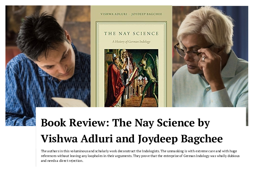 The Nay Science by Vishwa Adluri and Joydeep Bagchee