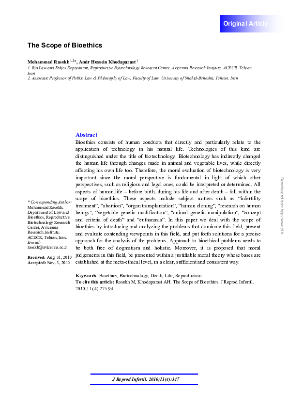 Example of bioethics picture