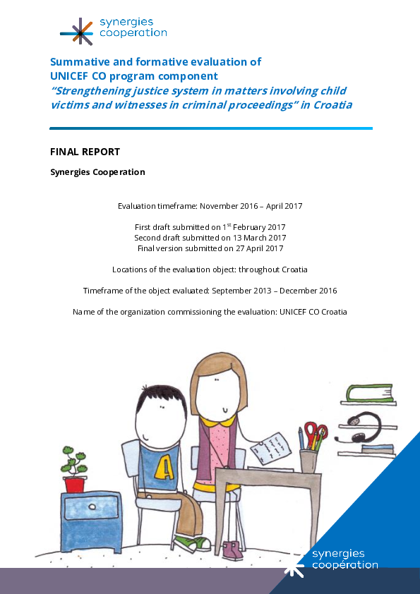 (PDF) Summative and formative evaluation of UNICEF CO program component ...