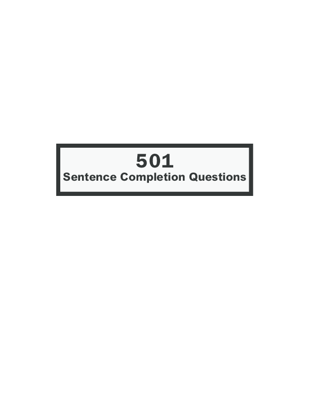 Pdf Sentence Completion Questions Tanvir Ahmed Academia Edu