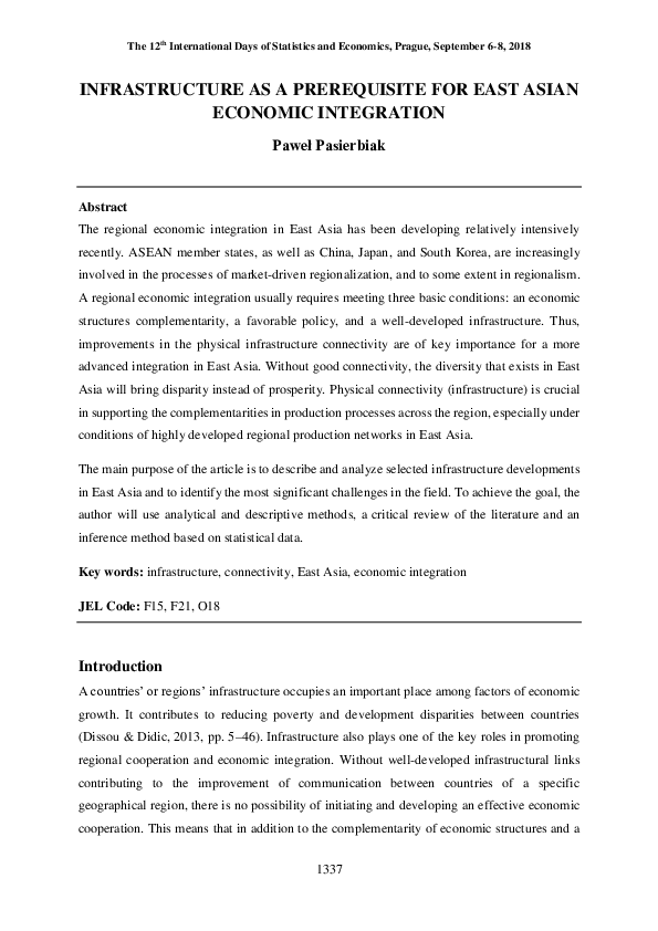 Market integration asian perspective essay image