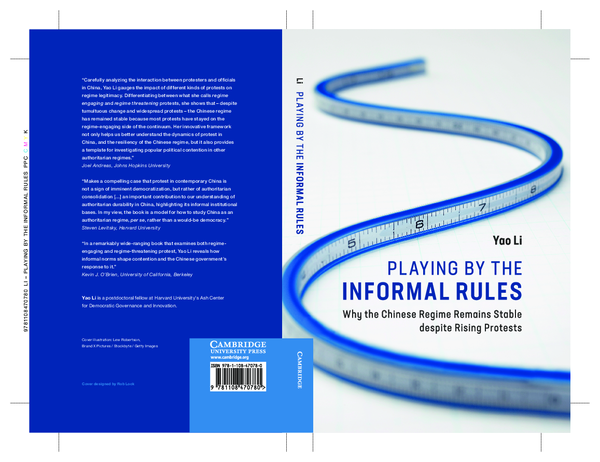 (PDF) Playing by the Informal Rules: Why the Chinese Regime Remains ...