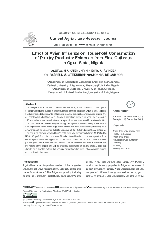 Bird flu presentation picture