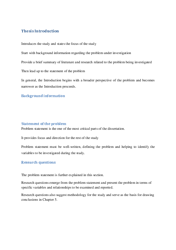 (DOC) Thesis Introduction