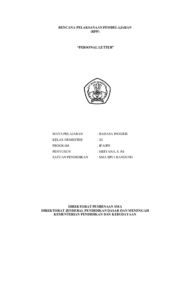 (DOC) rpp personal letter (literasi).docx